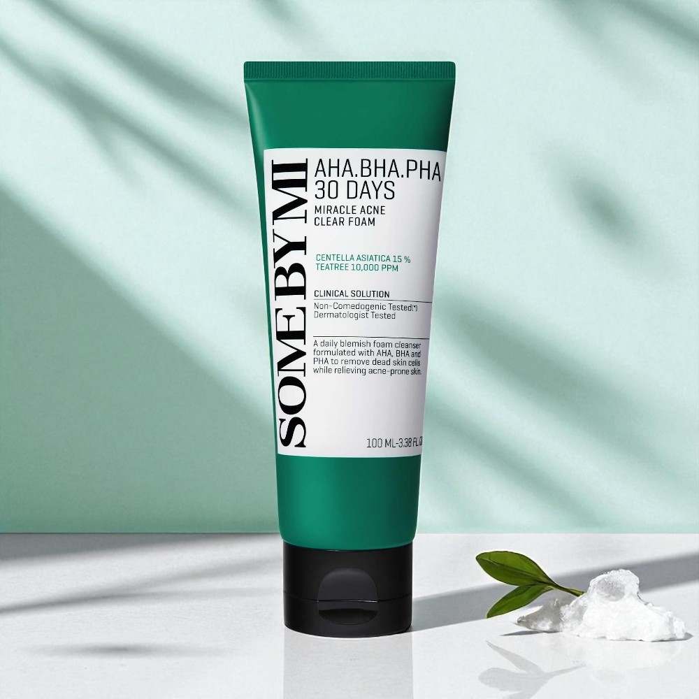 SOME BY MI AHA BHA PHA 30 Days Miracle Acne Clear Foam — 100ml